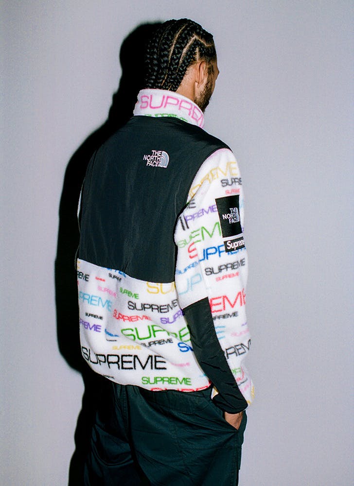 supreme north face pullover